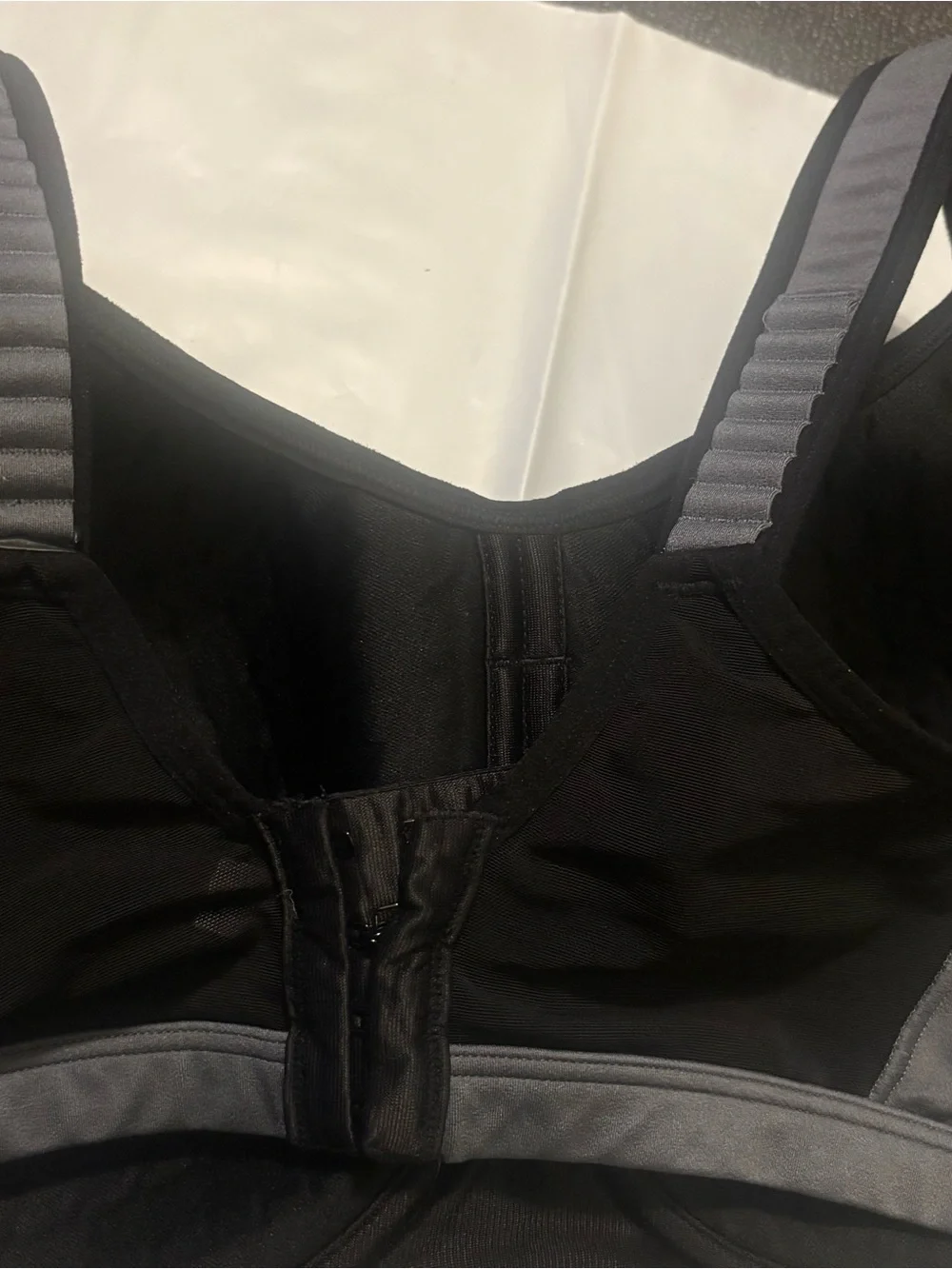 42DD Livi Active Wireless Molded Bra in Charcoal Gray Lane Bryant